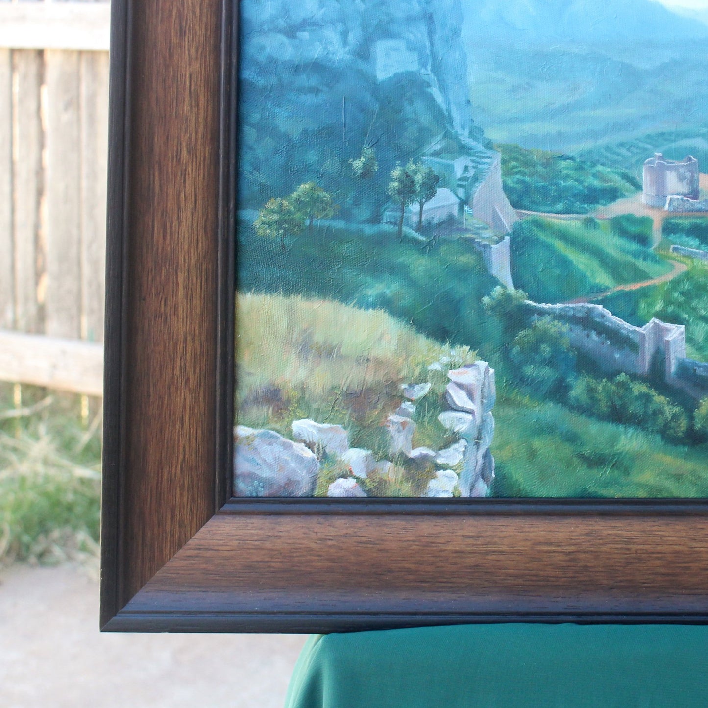 Atop the Hills of Ancient Corinth Oil Painting