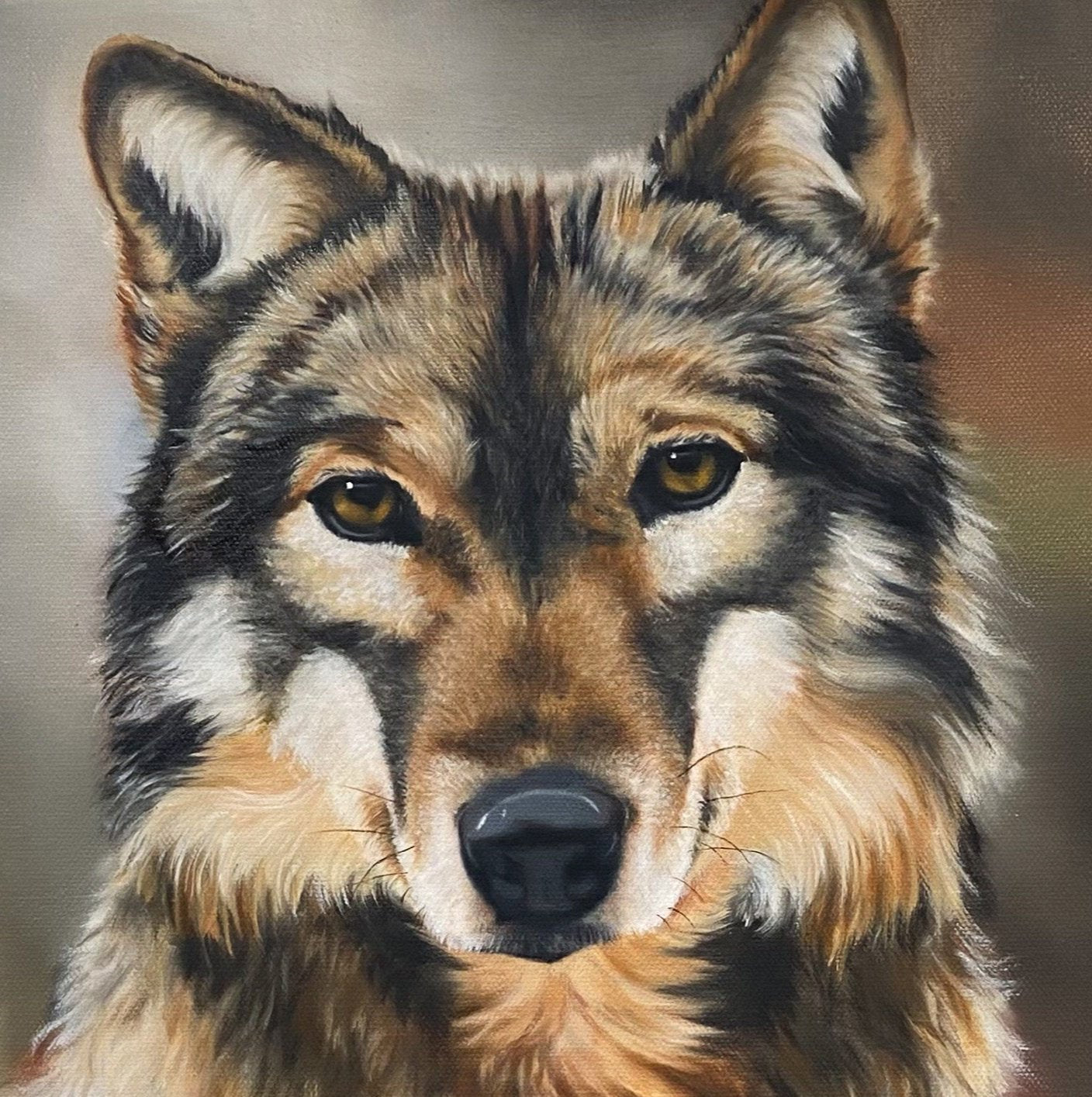 Eyes of the Wild Oil Painting