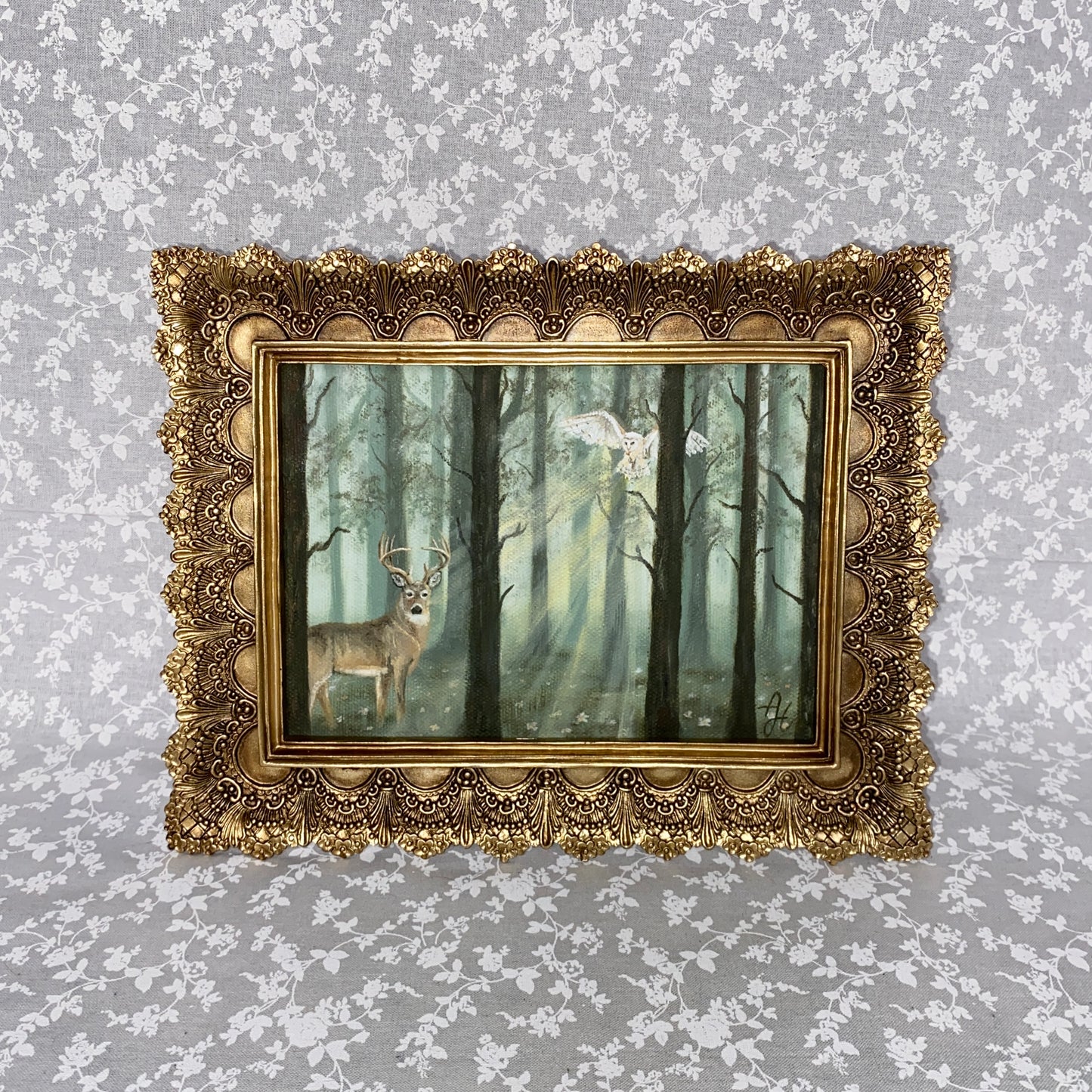 "Morning Glow" Framed Mini