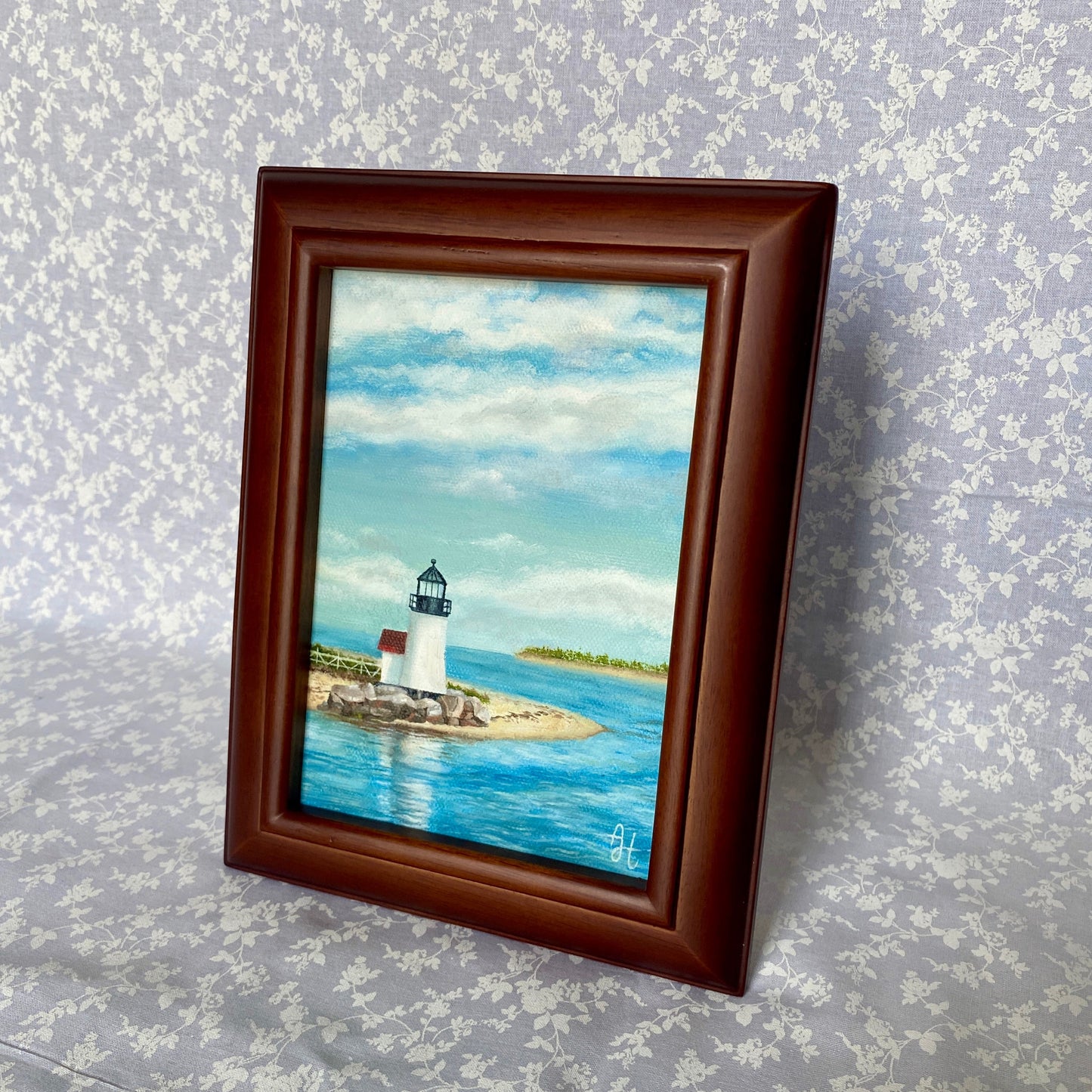 "A Seafarer's Haven" Framed Mini