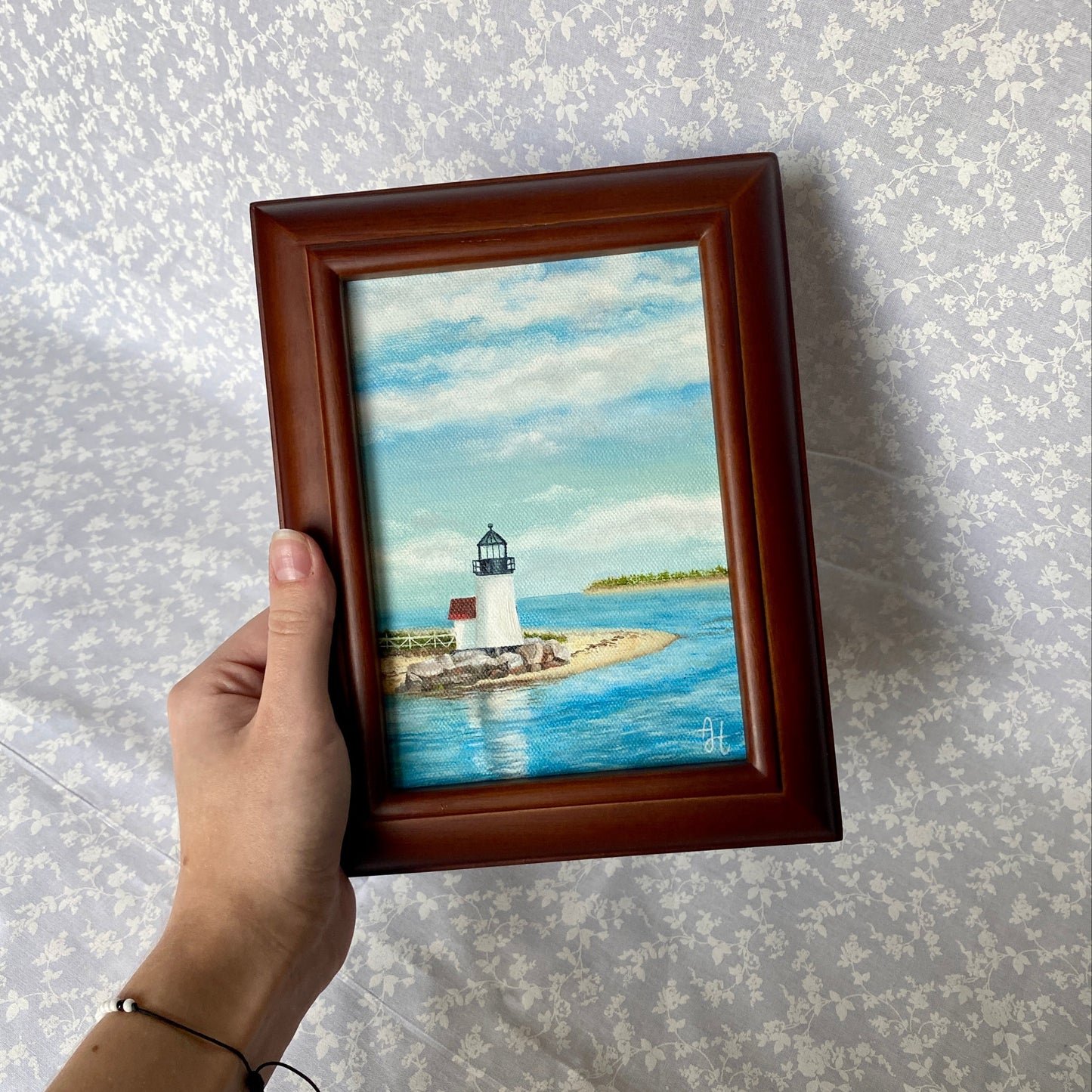 "A Seafarer's Haven" Framed Mini