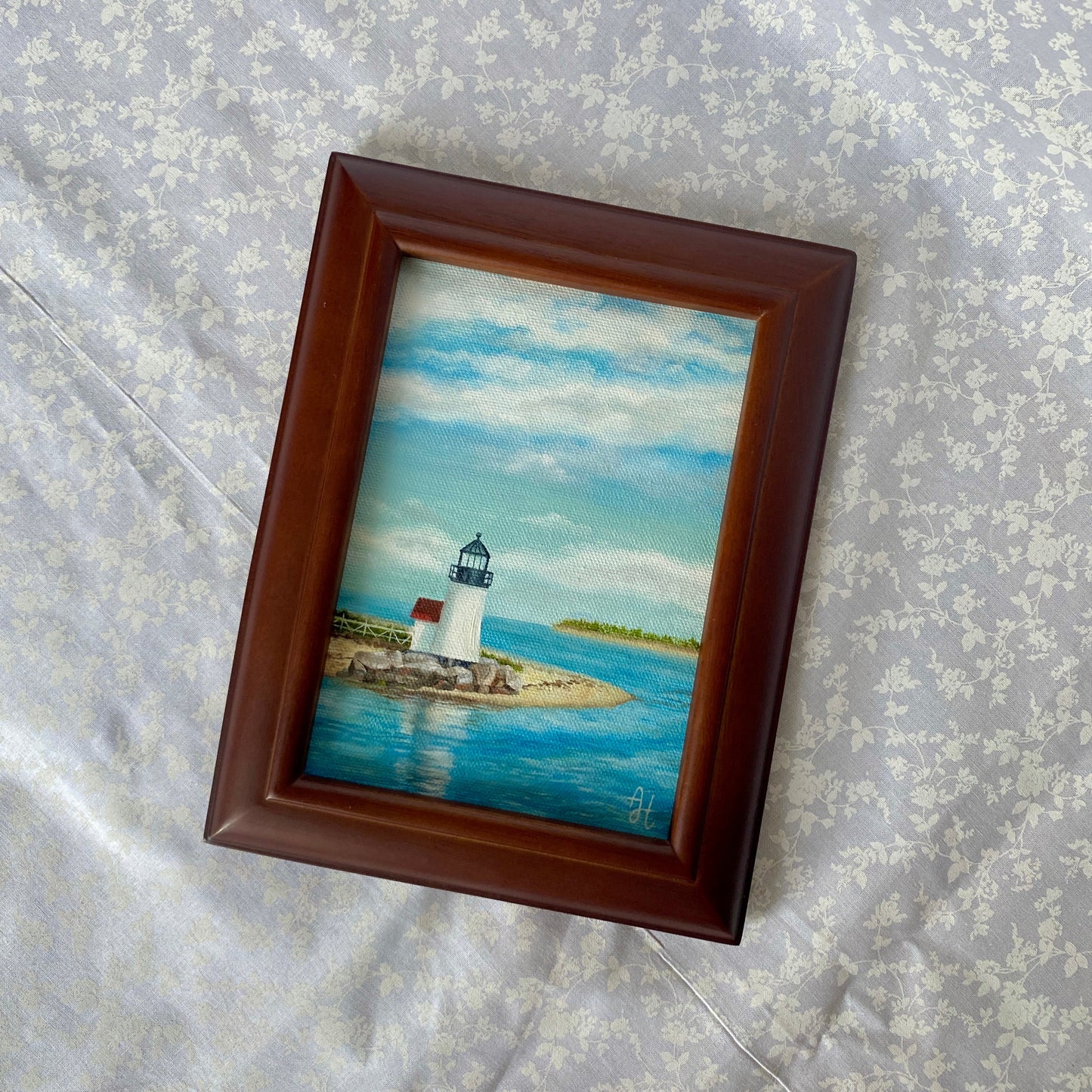 "A Seafarer's Haven" Framed Mini