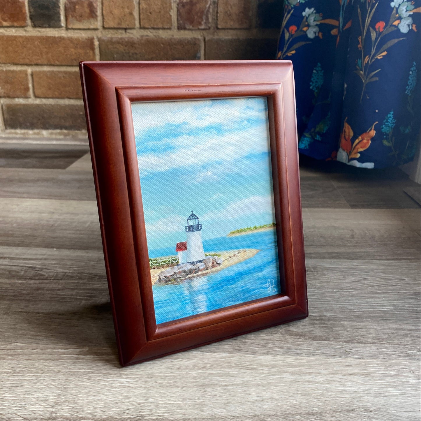"A Seafarer's Haven" Framed Mini