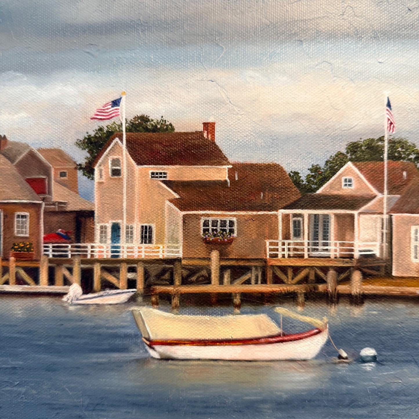 A Quiet Sunday in Nantucket Canvas Print
