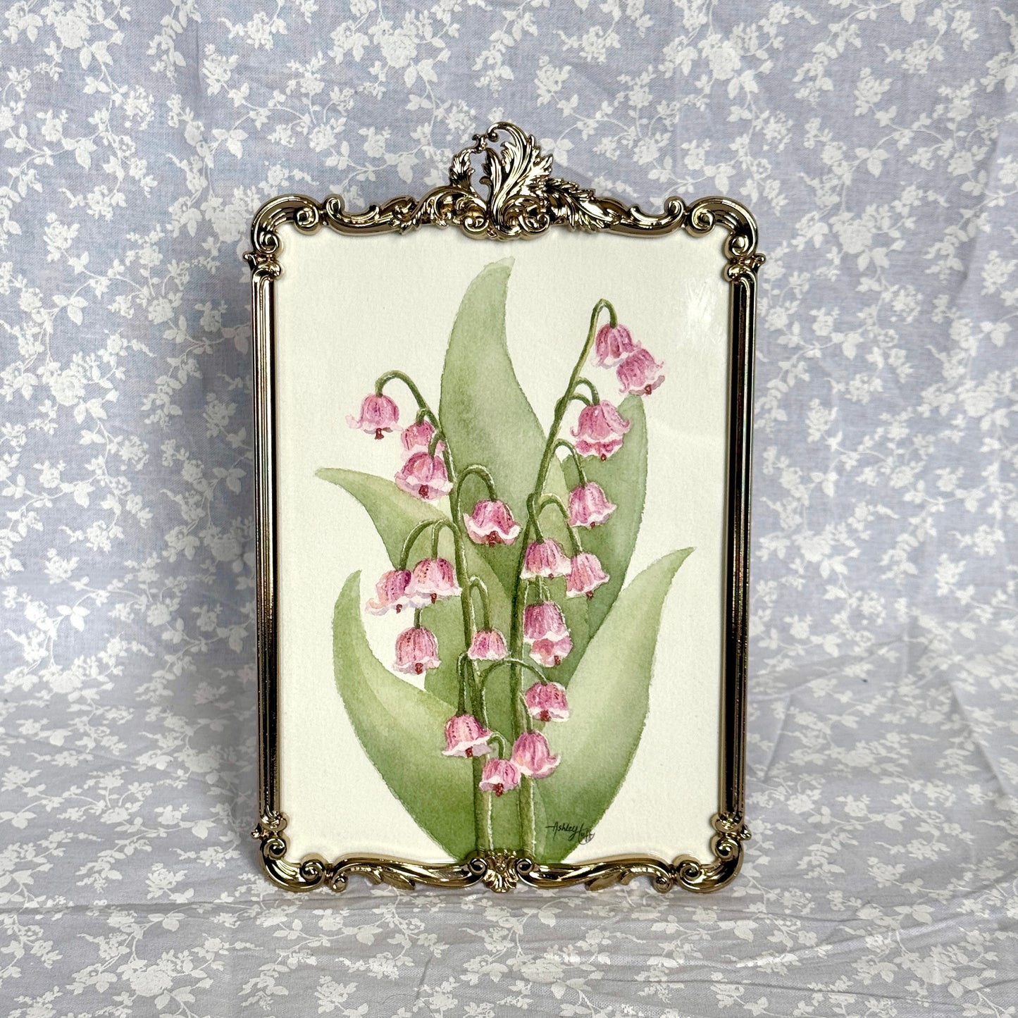 "Consider the Lilies" Framed Mini