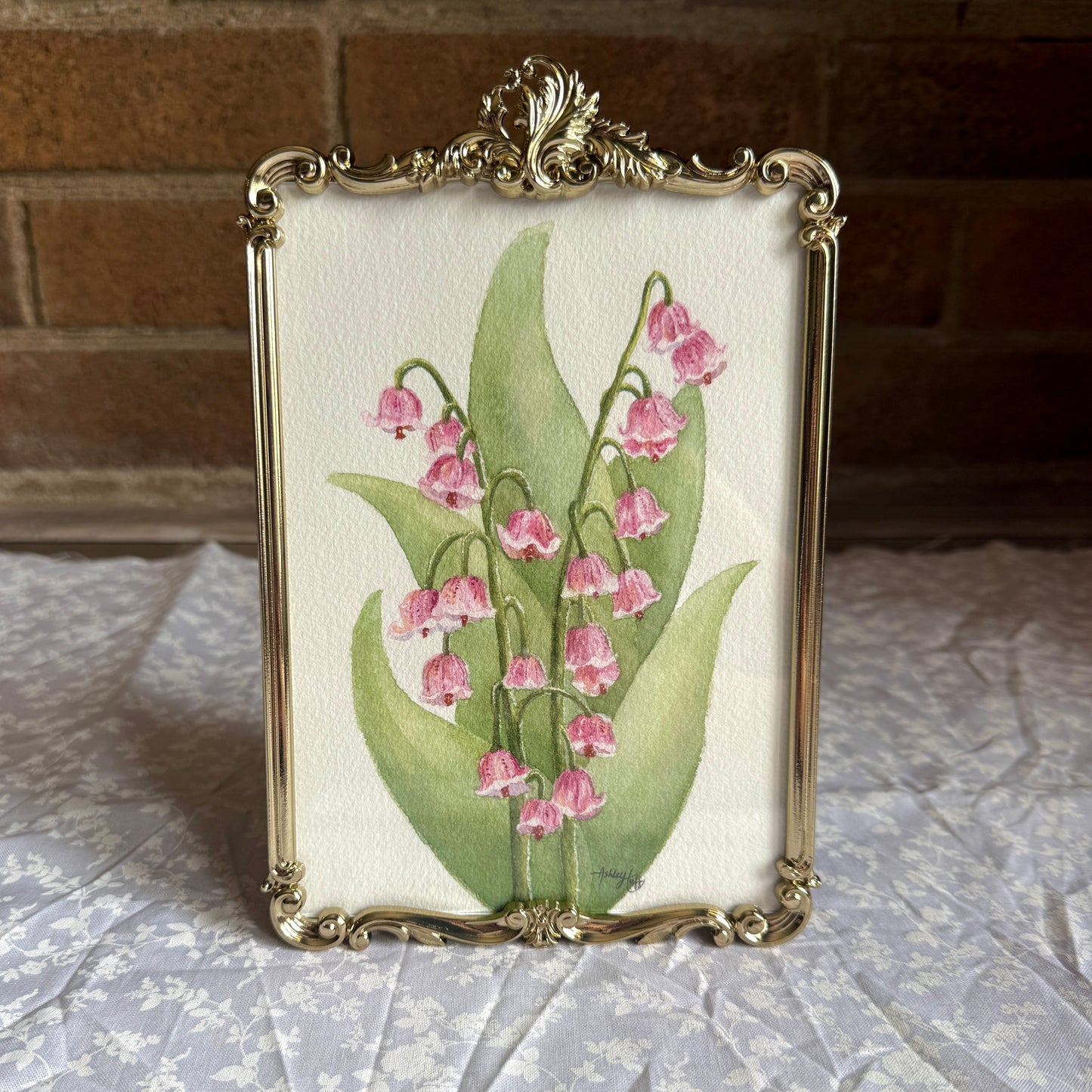 "Consider the Lilies" Framed Mini