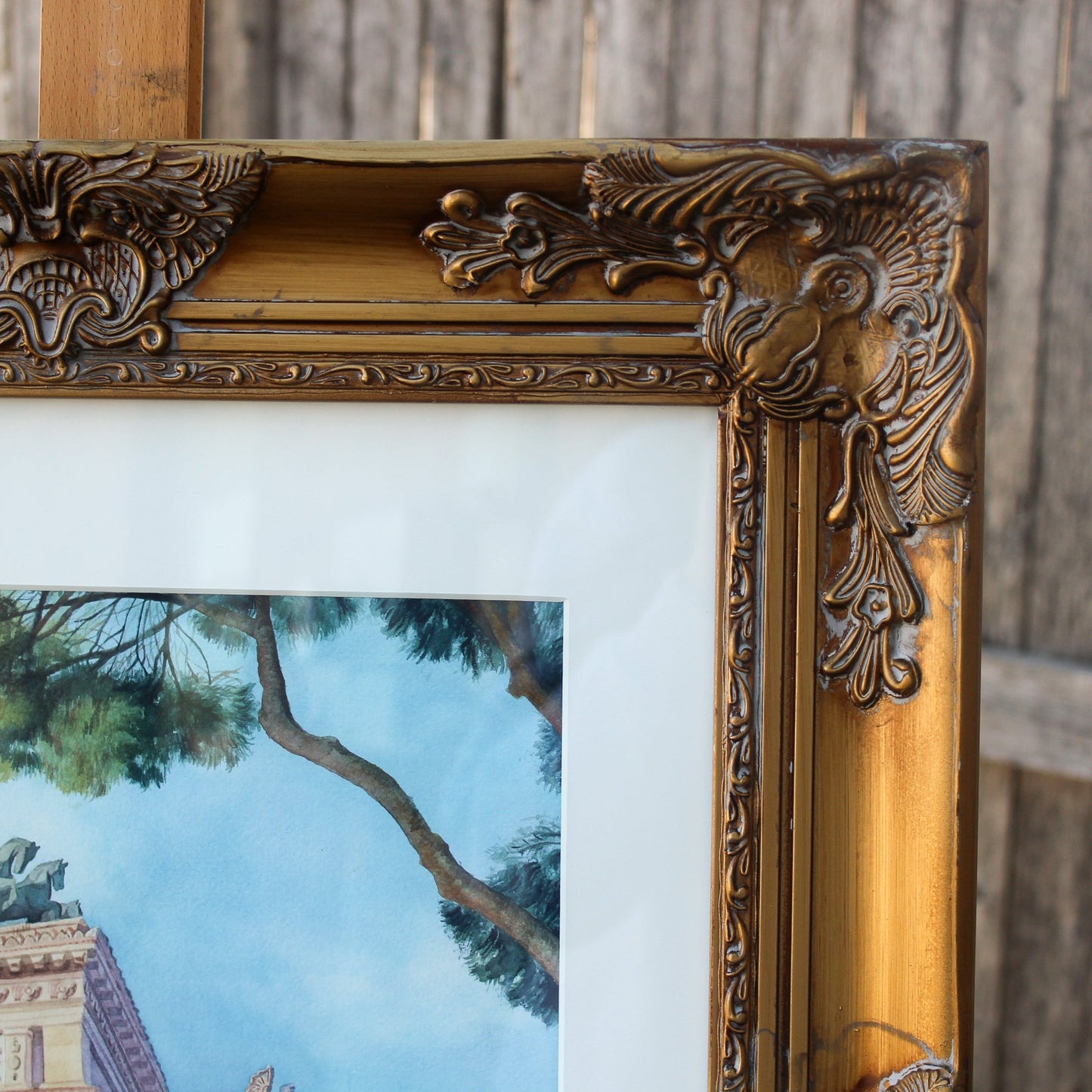 Victor Emmanuell II Monument in Rome, Italy Watercolor Painting
