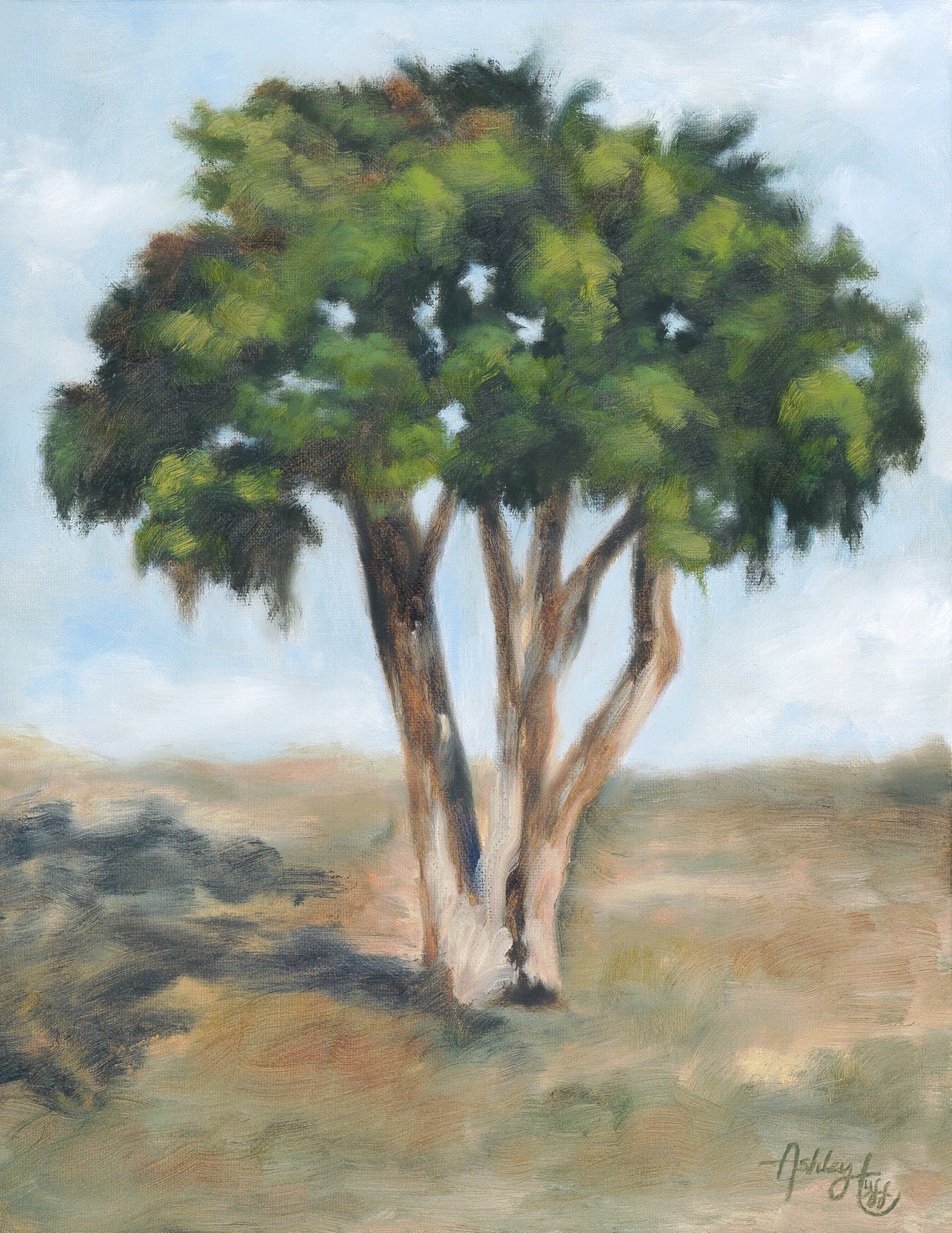 Here I Abide Oil Painting