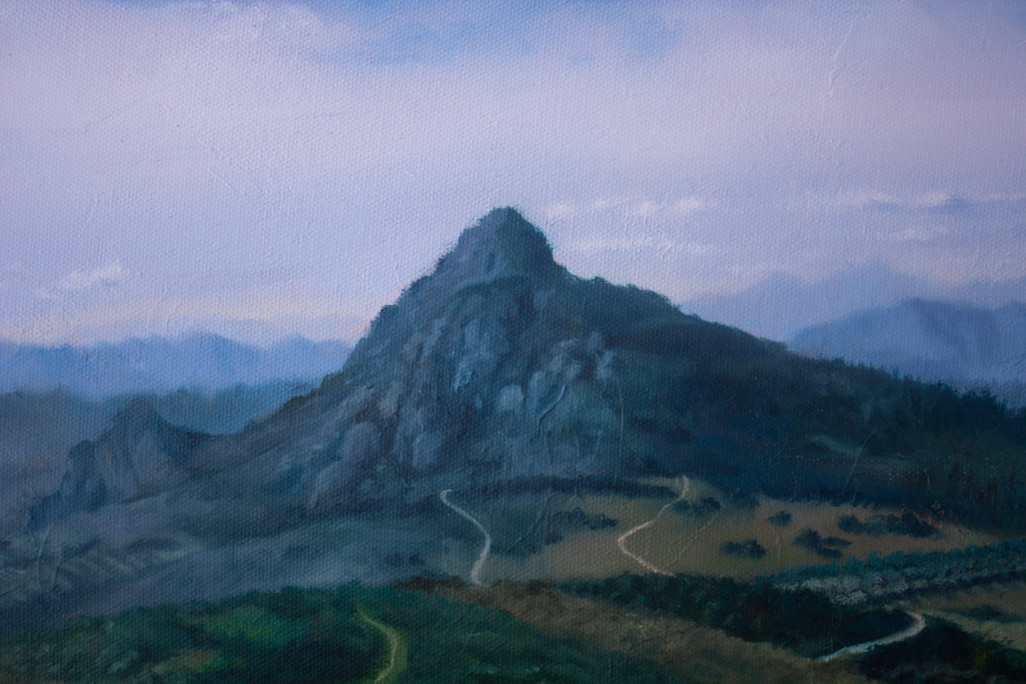 Atop the Hills of Ancient Corinth Oil Painting