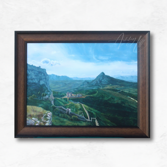 Atop the Hills of Ancient Corinth Oil Painting