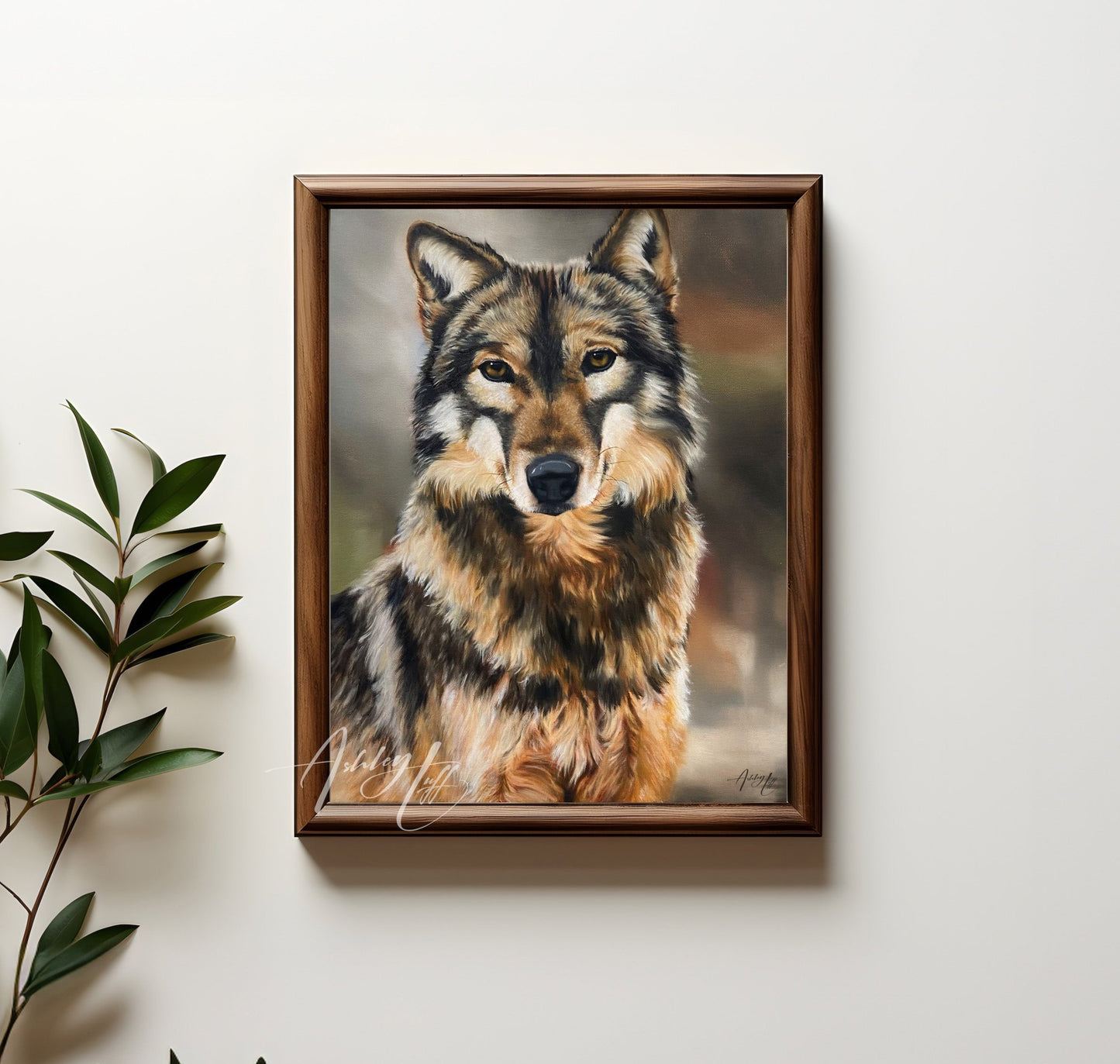 Eyes of the Wild Canvas Print