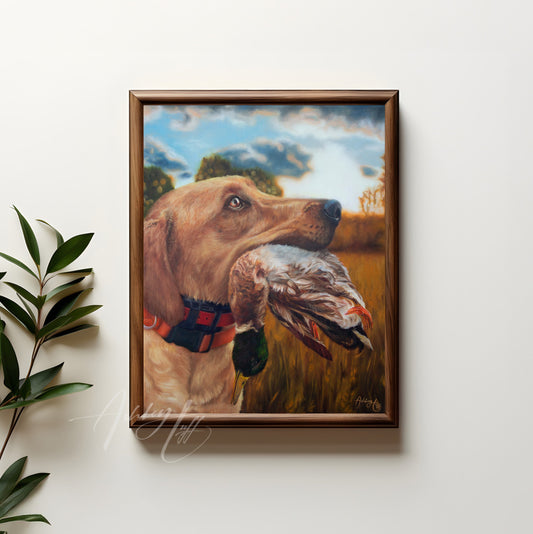 Eyes on Her Master Canvas Print