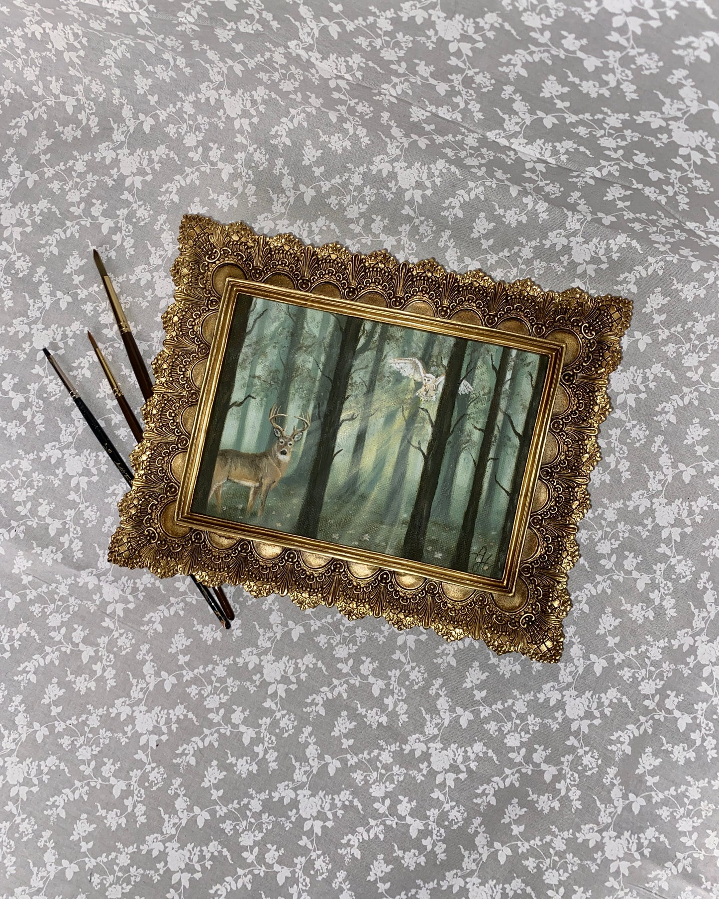 "Morning Glow" Framed Mini