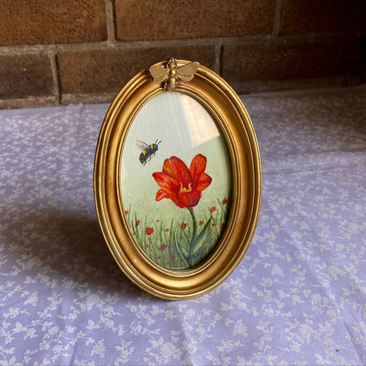"Buzzing with Color" Framed Mini