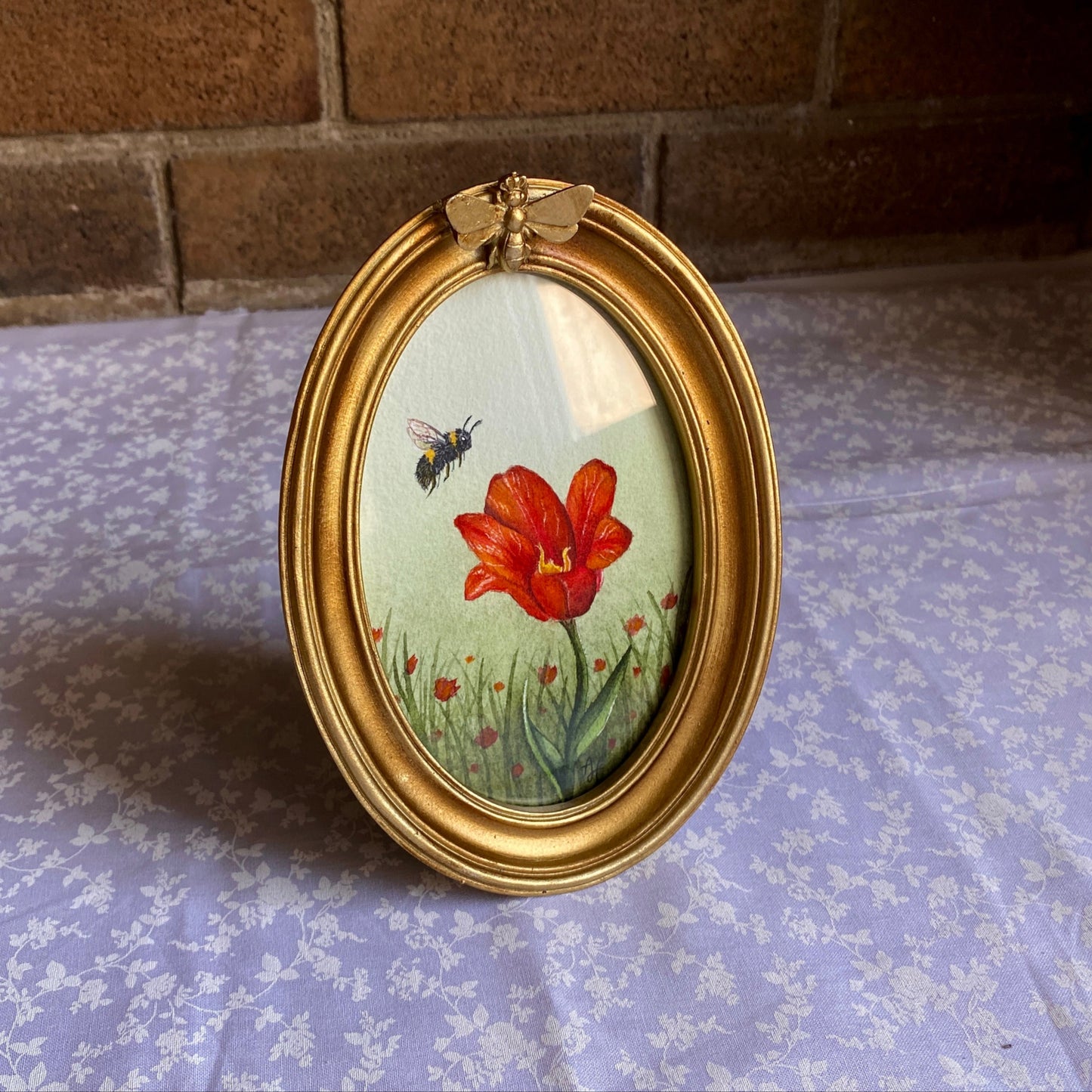 "Buzzing with Color" Framed Mini