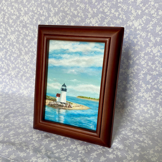 "A Seafarer's Haven" Framed Mini