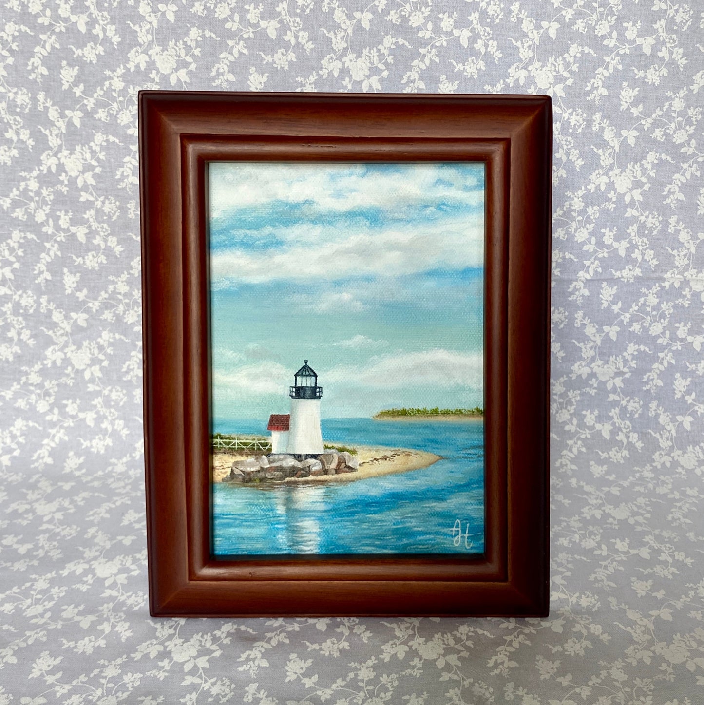 "A Seafarer's Haven" Framed Mini