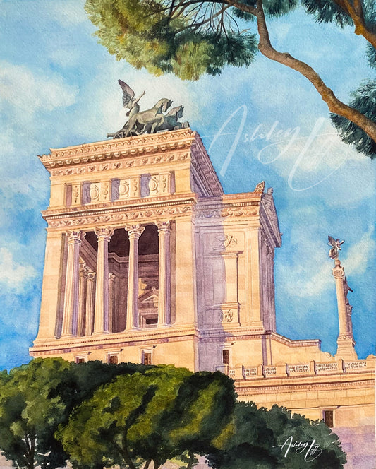 Victor Emmanuel II Monument Print