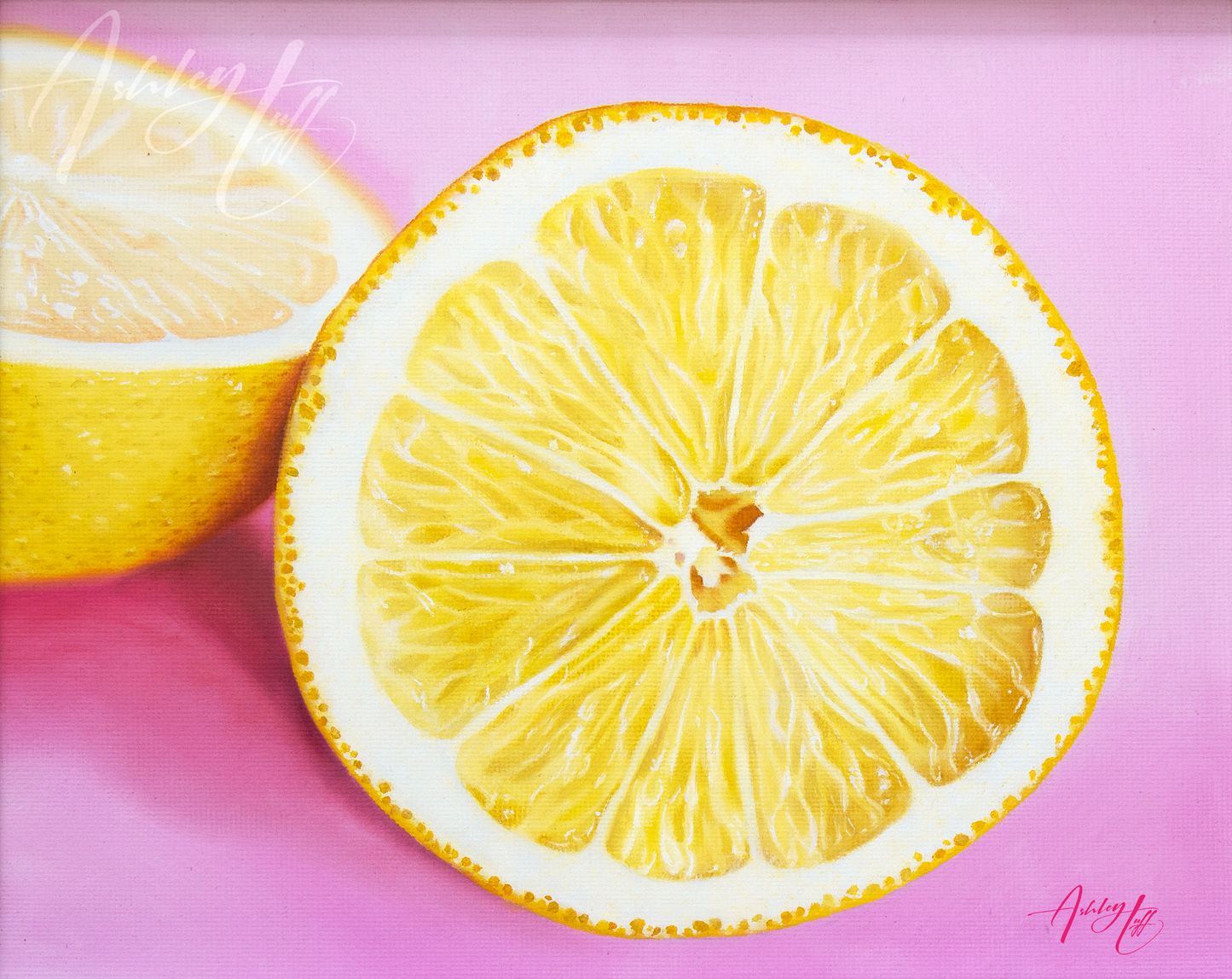 Easy Peasy Lemon Squeezy Canvas Print