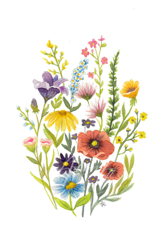 Wildflower Study I Giclée Print